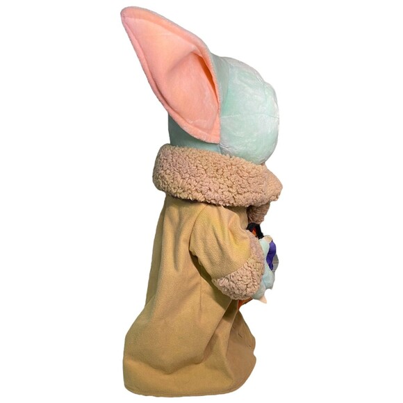 Disney Star Wars Mandalorian Baby Yoda Halloween Porch Greeter 20% Rare Large - Picture 5 of 14